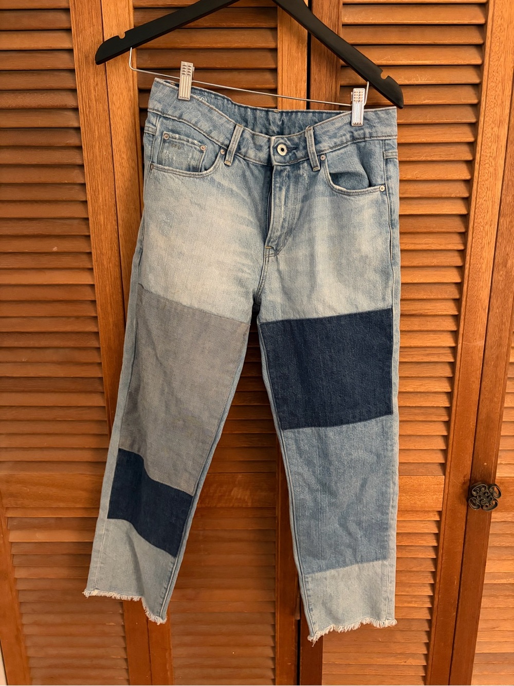 G-Star raw Patchwork womens straight 
 Jeans boyfriend wins s size 7